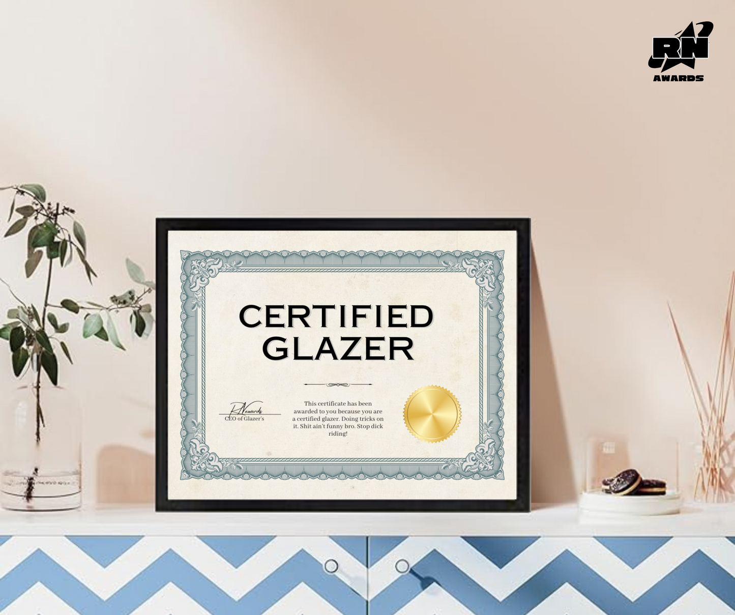 Certified Glazer Award