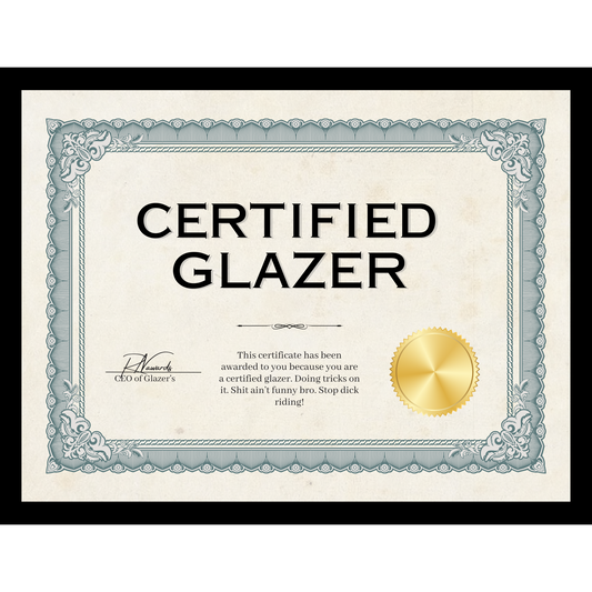 Certified Glazer Award