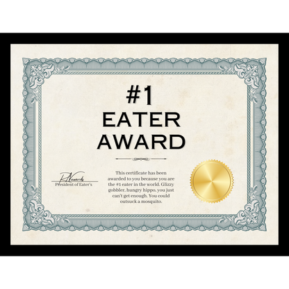 #1 Eater Award