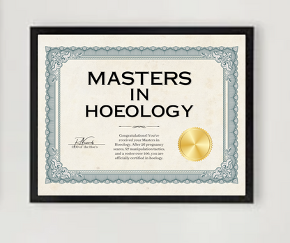 Masters in Hoeology