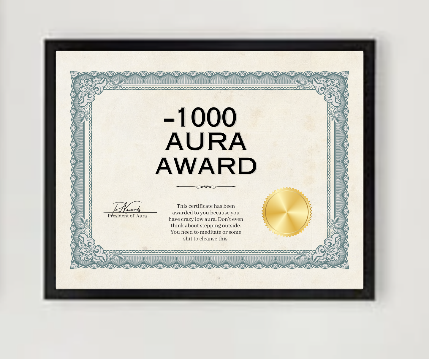 -1000 Aura Award