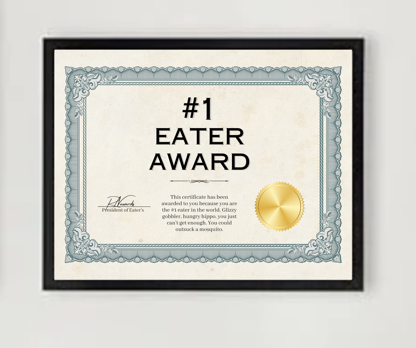#1 Eater Award