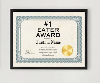 #1 Eater Award