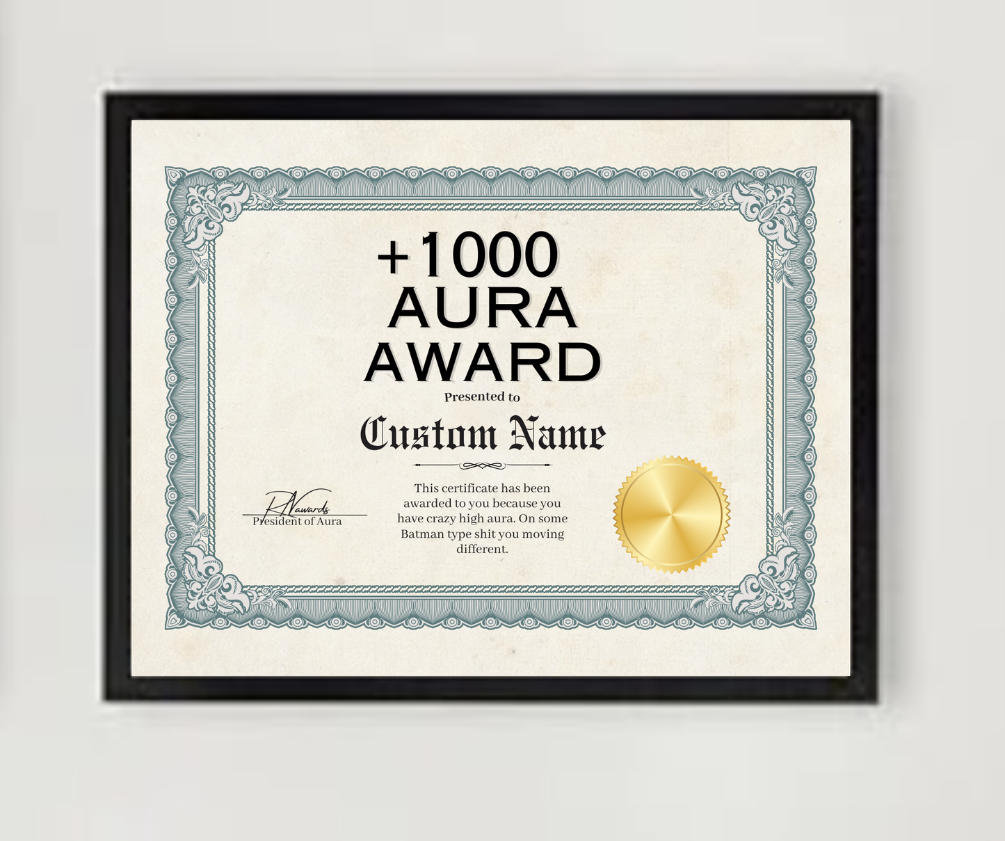 +1000 Aura Award