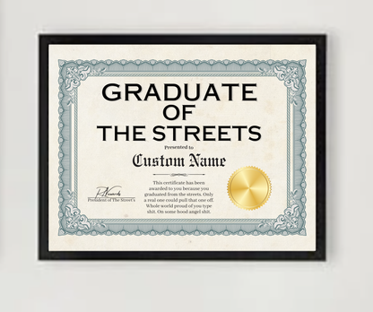 Streets Graduate Award